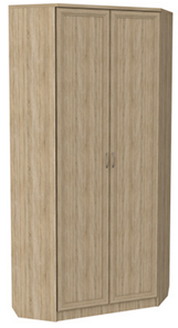 Распашной шкаф 401 угловой со штангой, цвет Дуб Сонома в Биробиджане