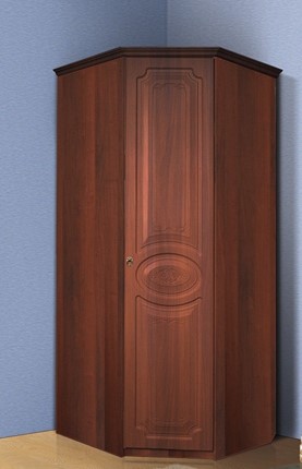 Шкаф угловой Ивушка-5, цвет Итальянский орех в Биробиджане - изображение