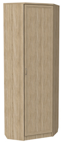 Распашной шкаф 402 угловой со штангой, цвет Дуб Сонома в Биробиджане - предосмотр