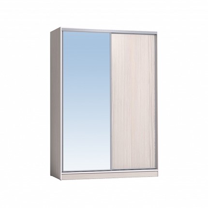 Шкаф 1600 Домашний Зеркало/ЛДСП, Бодега светлый в Биробиджане - изображение