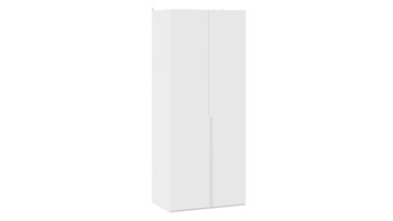 Двустворчатый шкаф Порто (580) СМ-393.07.003 (Белый жемчуг/Белый софт) в Биробиджане