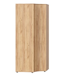 Угловой шкаф с гнутой дверью Марта-2 Дуб золотой/Дуб Тортуга ЛД 406.050 в Биробиджане