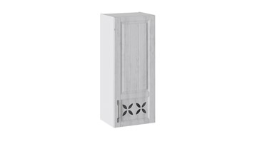 Навесной шкаф Прованс (Белый глянец/Санторини светлый) правый В_96-40_1ДРД(R) в Биробиджане
