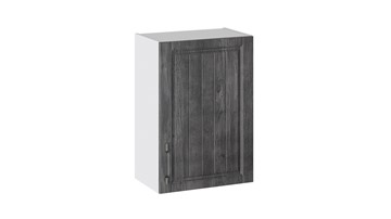 Кухонный навесной шкаф Прованс (Белый глянец/Санторини темный) В_72-50_1ДР в Биробиджане