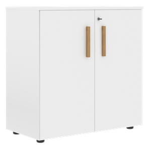 Низкий шкаф с малыми дверцами широкий FORTA Белый FLC 80.1(Z) (798х404х801) в Биробиджане