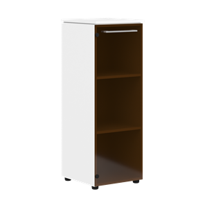 Шкаф колонна MORRIS Дуб Базель/Белый MMC 42 (429х423х1188) в Биробиджане