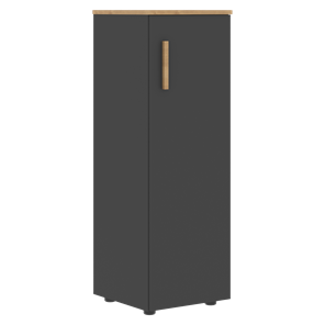Шкаф колонна средний с правой дверью FORTA Графит-Дуб Гамильтон   FMC 40.1 (R) (399х404х801) в Биробиджане