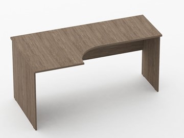 Угловой стол Twin 12.14.16Л,  дуб Верцаска 1590х860(550)х750 в Биробиджане