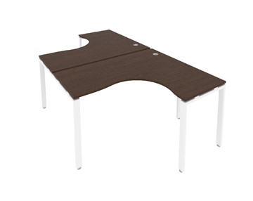 Письменный стол Metal System БП.РАС-СА-2.3 Венге/Белый в Биробиджане