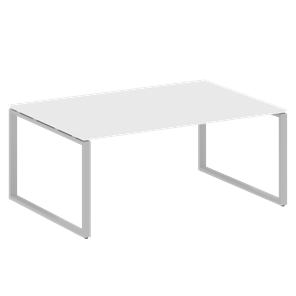Стол для переговоров БО.ПРГ-1.5 (Серый/Белый) в Биробиджане