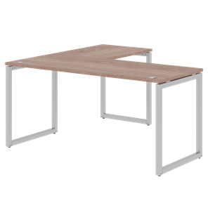 Письменный стол угловой правый XTEN-Q Дуб-сонома- серебро XQCT 1615 (R) (1600х1500х750) в Биробиджане
