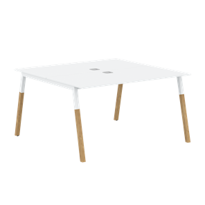 Переговорный стол FORTA Белый-Белый-БукFWST 1313 (1380x1346x733) в Биробиджане