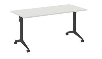 Складной мобильный стол X.M-5.7, Металл антрацит/Белый бриллиант в Биробиджане