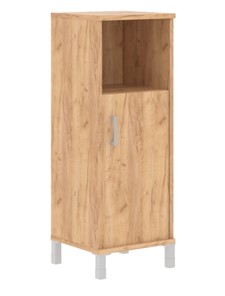 Шкаф для офиса Born В 421.2 R правый колонка средняя с глухой малой дверью 475х450х1286 мм, Дуб Бофорд в Биробиджане