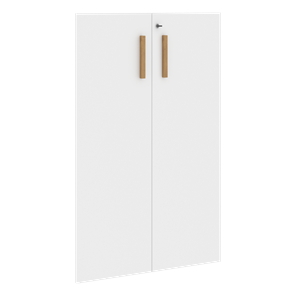 Средние двери для шкафов с замком FORTA Белый FMD 40-2(Z) (794х18х1164) в Биробиджане