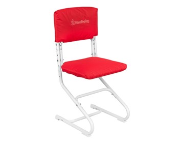Комплект чехлов на спинку и сиденье стула СУТ.01.040-01 Красный, ткань Оксфорд в Биробиджане