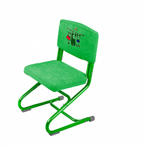 Чехол для стула СУТ 01-01 Зеленый, Замша в Биробиджане