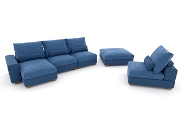 П-образный диван V-10-M П (П1+Д4+Д2+УС+ПС), Memory foam в Биробиджане - предосмотр 2