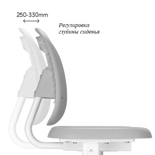Растущая парта + стул Piccolino III Grey в Биробиджане - изображение 1