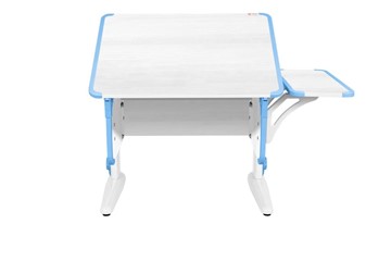 Детский стол-трансформер 4/75 (СУТ.41) + Polka_b 4/550 Рамух белый/белый/ниагара в Биробиджане