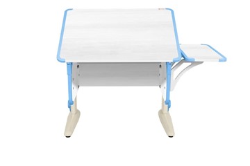 Детский стол-трансформер 4/75 (СУТ.41) + Polka_b 4/550 Рамух белый/бежевый/ниагара в Биробиджане