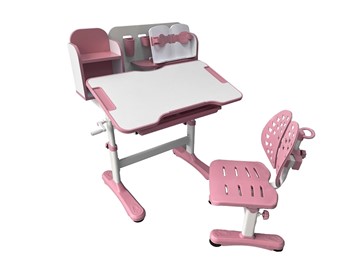 Стол растущий и стул Vivo Pink FUNDESK в Биробиджане - предосмотр 1