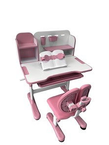 Стол растущий и стул Vivo Pink FUNDESK в Биробиджане - предосмотр 2