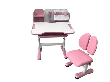 Стол растущий и стул Vivo Pink FUNDESK в Биробиджане - предосмотр 3