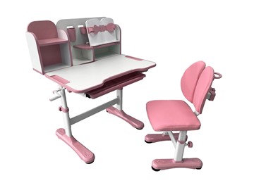 Стол растущий и стул Vivo Pink FUNDESK в Биробиджане - предосмотр 4