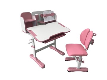 Стол растущий и стул Vivo Pink FUNDESK в Биробиджане - предосмотр 5
