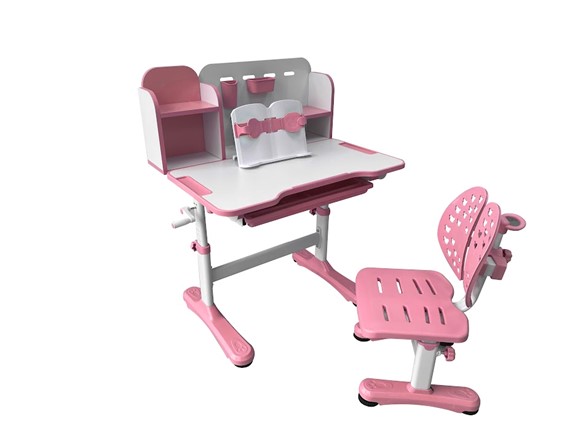 Стол растущий и стул Vivo Pink FUNDESK в Биробиджане - изображение