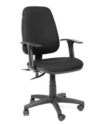 Кресло CHAIRMAN 661 Ткань стандарт 15-21 черная в Биробиджане - изображение