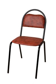 Офисный стул Стандарт СРП-033 Эмаль коричневый кожзам в Биробиджане